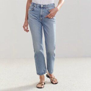 AGOLDE High Rise Stovepipe Jeans (Size 27)